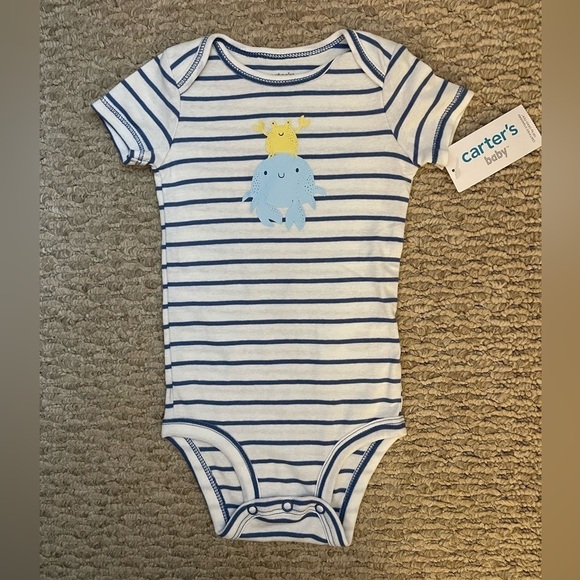 🆕 Carters | (7) piece summer boy blue theme lot | 6-9 mo - Picture 6 of 14